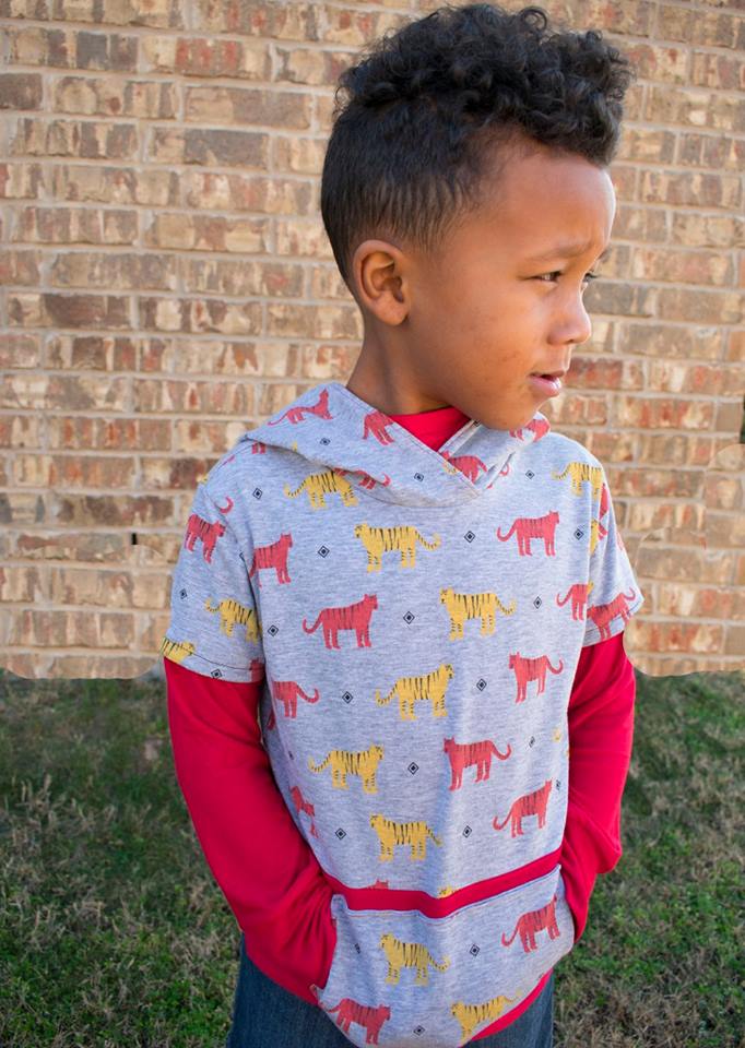 Boy's Zayne Hoodie Pattern - Ellie and Mac, Digital (PDF) Sewing Patterns | USA, Canada, UK, Australia