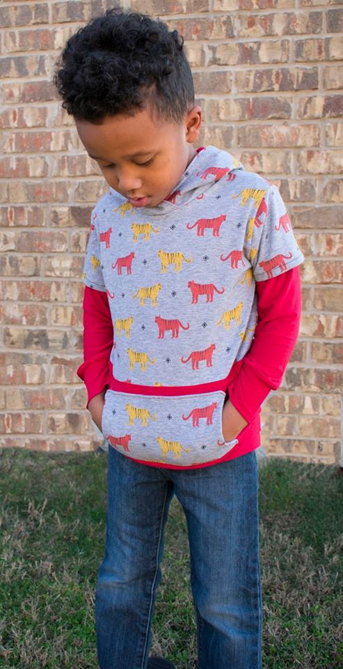 Boy's Zayne Hoodie Pattern - Ellie and Mac, Digital (PDF) Sewing Patterns | USA, Canada, UK, Australia