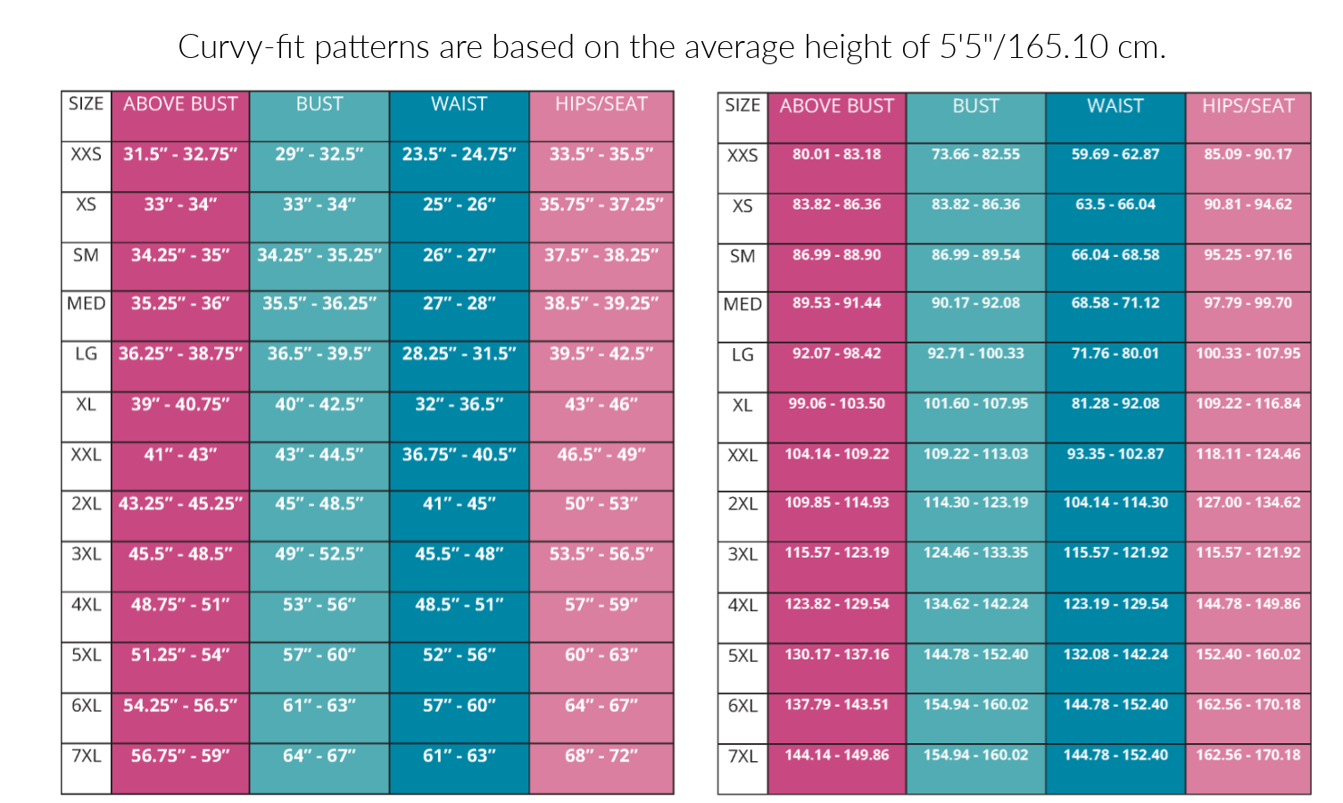 Adult Oversized Tee Pattern