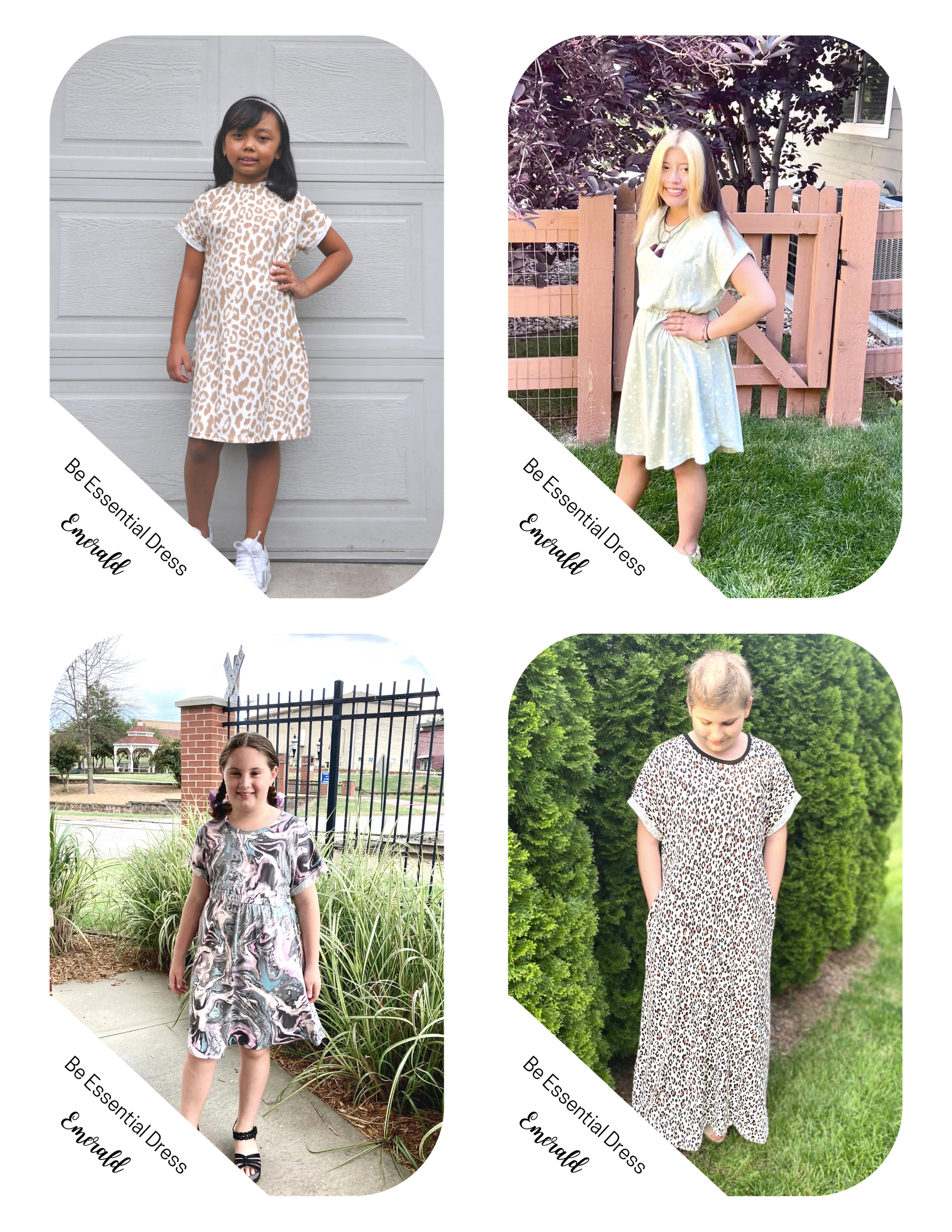 Kids Essential Dolman Dress sewing pattern (with video) - Sew Modern Kids