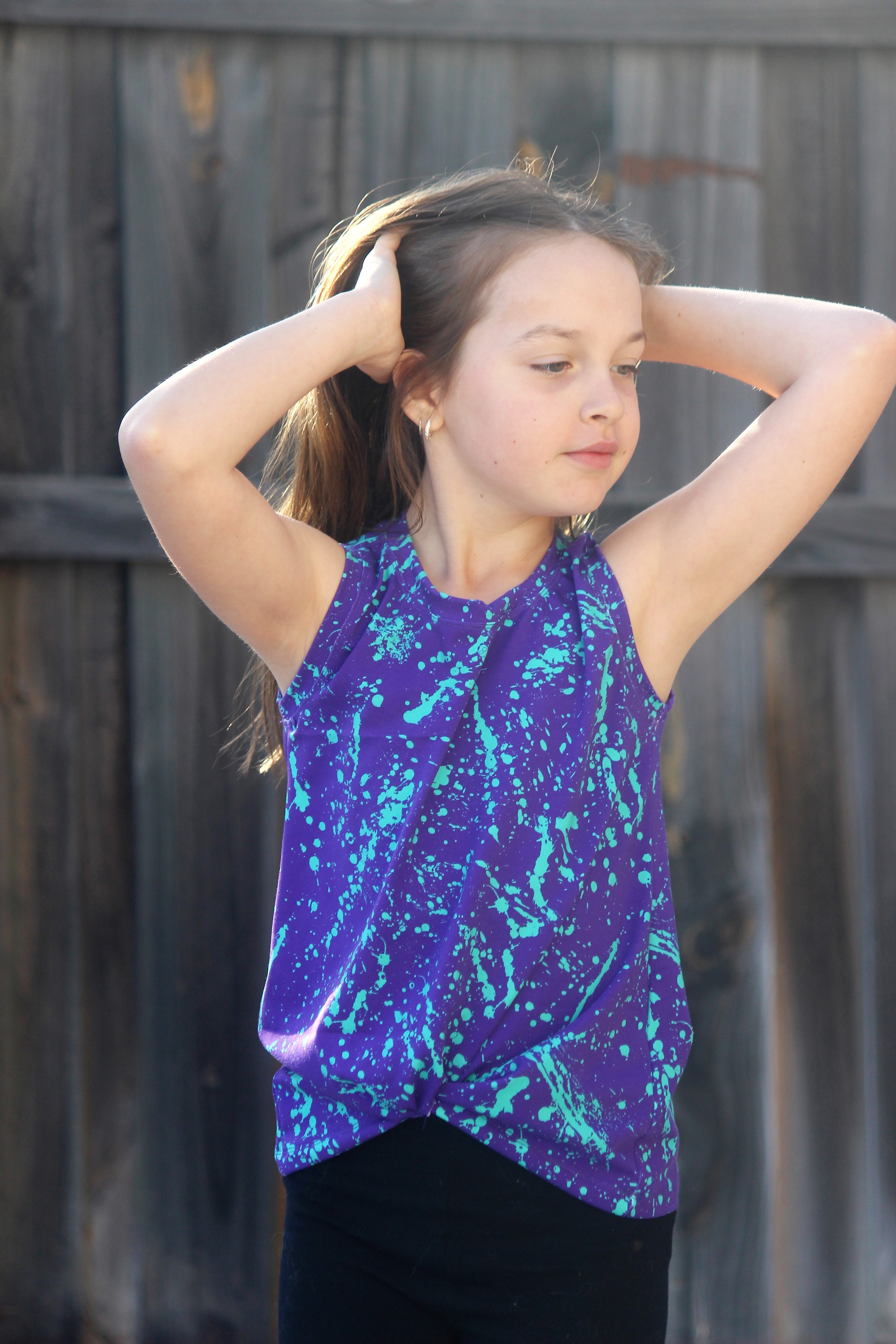 Kid's Twist It Up Top Pattern