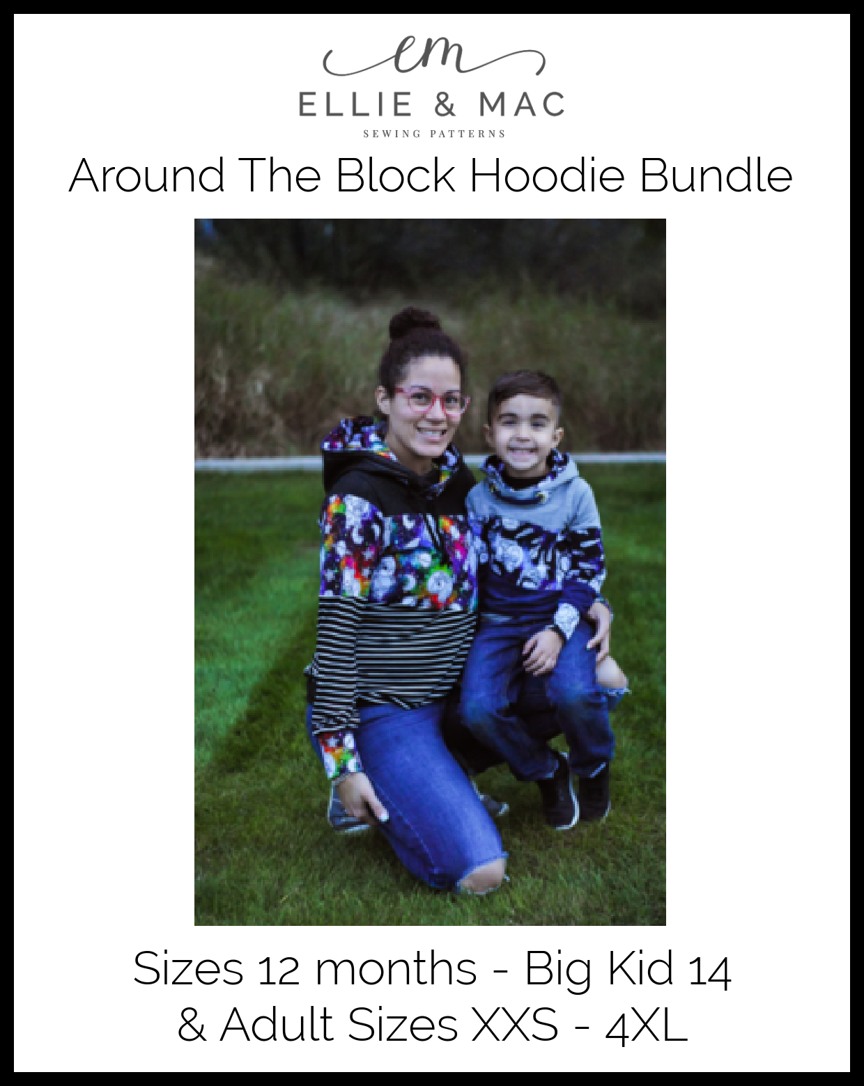 Around the Block Hoodie Pattern Bundle