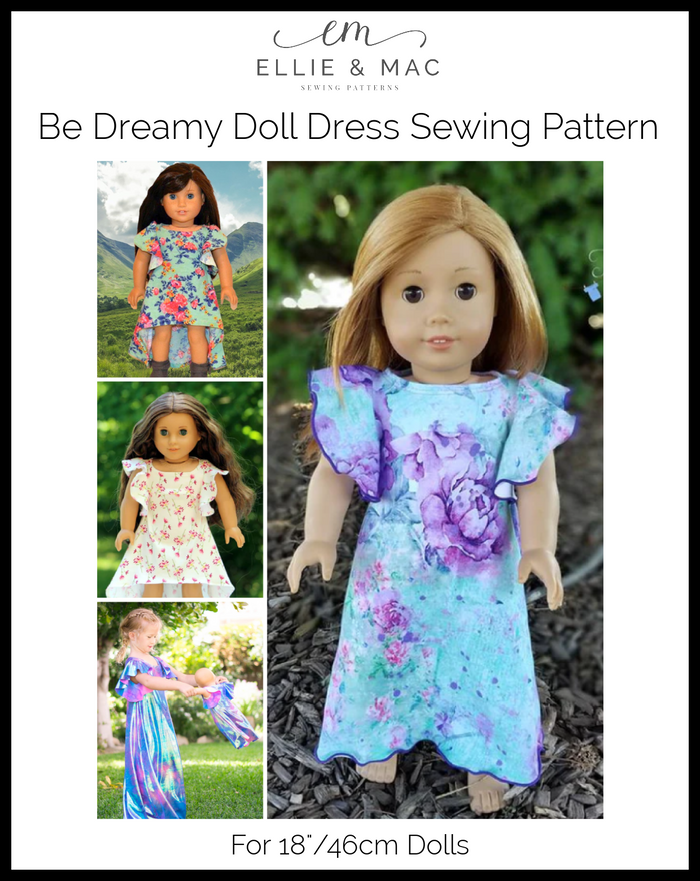 Be Dreamy Doll Dress Pattern