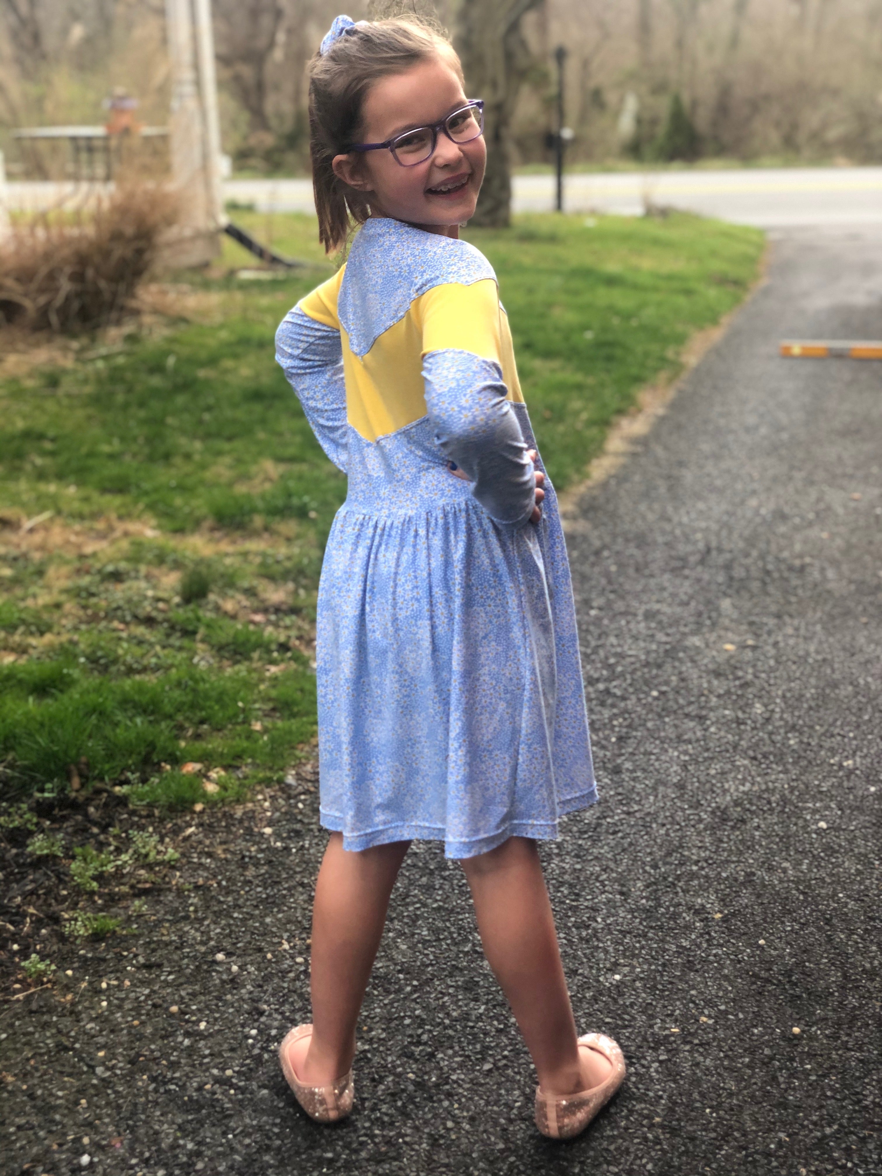 Kid's Book Club Top & Dress Pattern