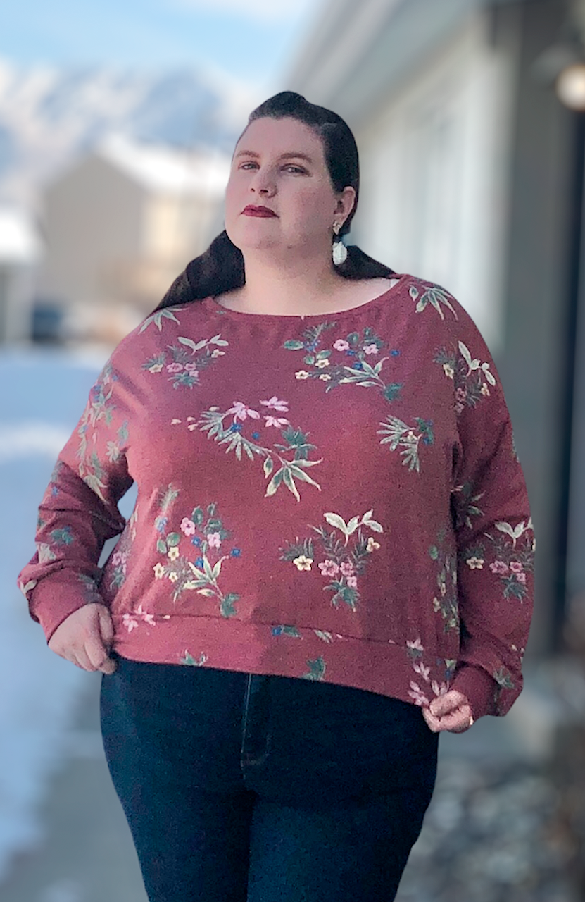 Adult Oversized Tee Pattern