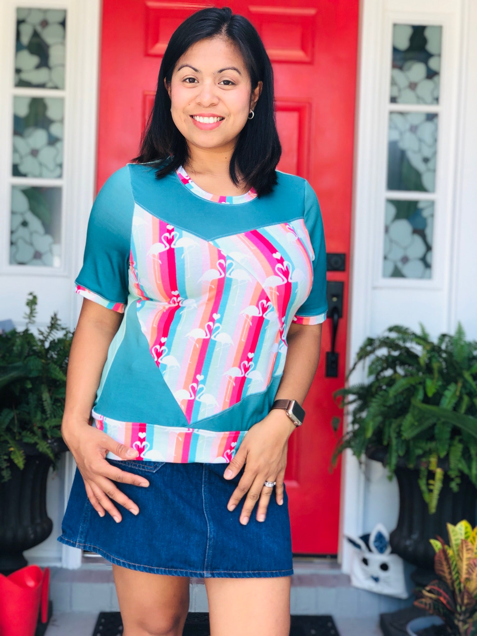 Adult Sew Scrappy Top Pattern