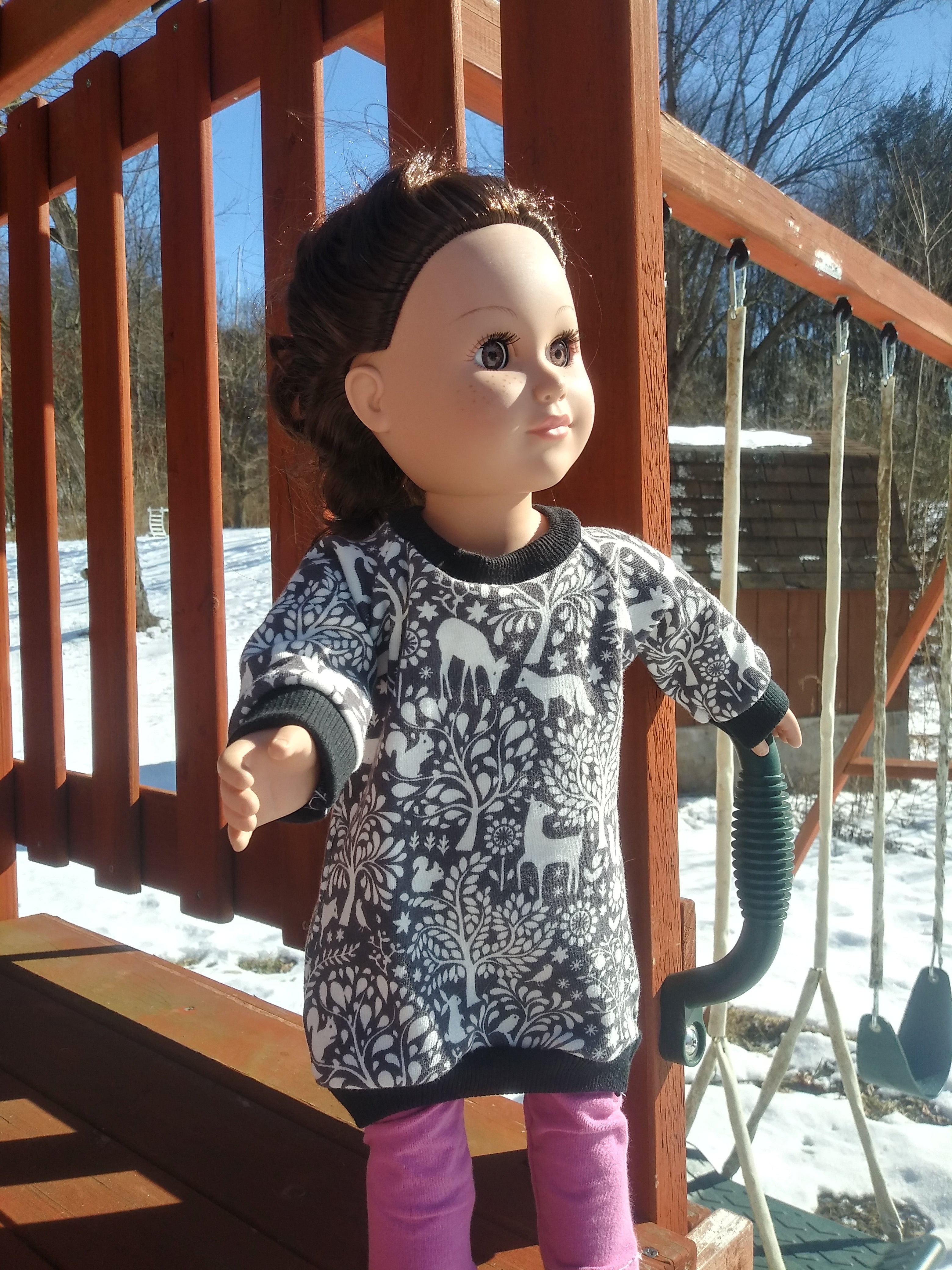 Going Home Sweater Doll Pattern