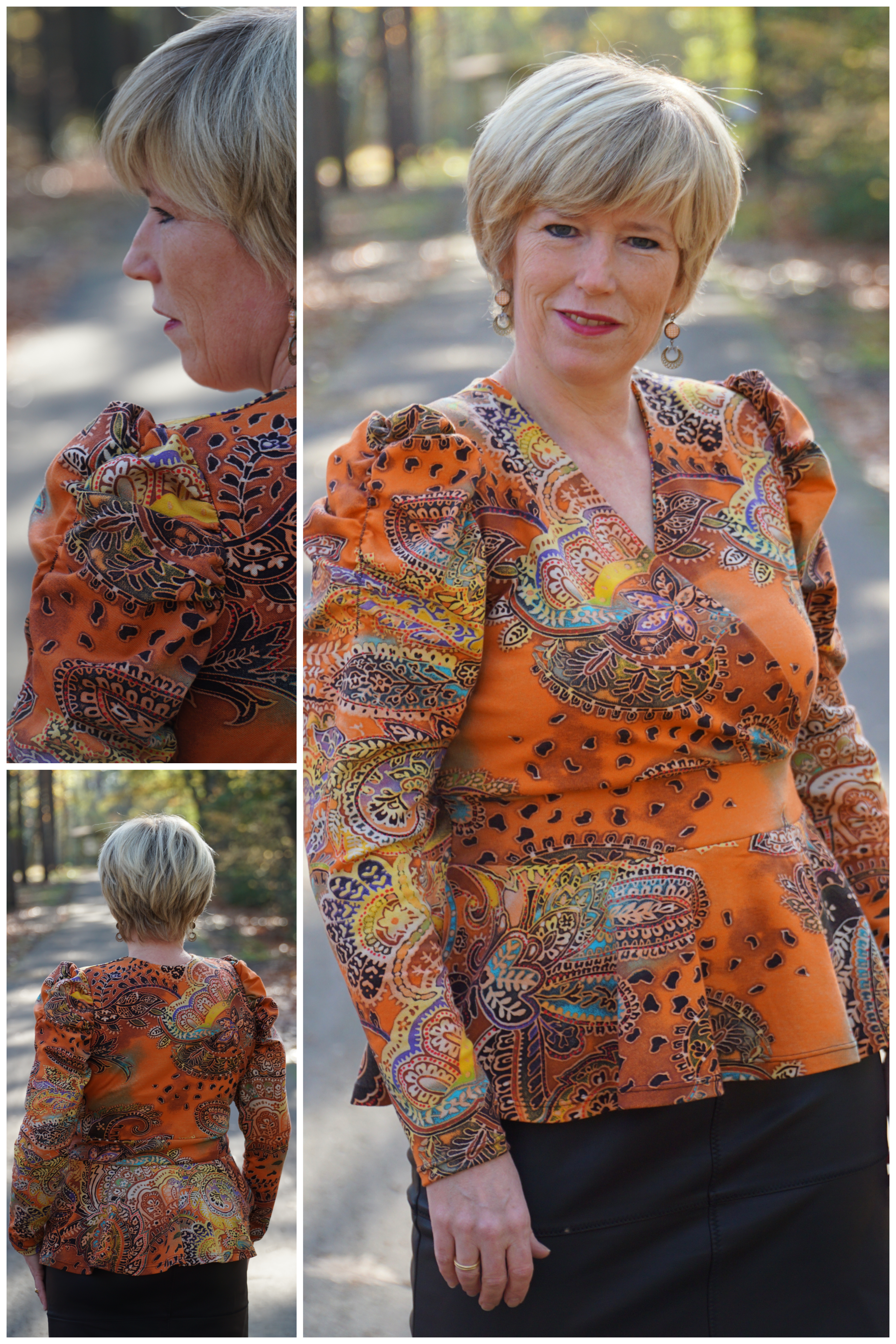 Puff Sleeve Peplum, Dress, & Bodysuit Pattern