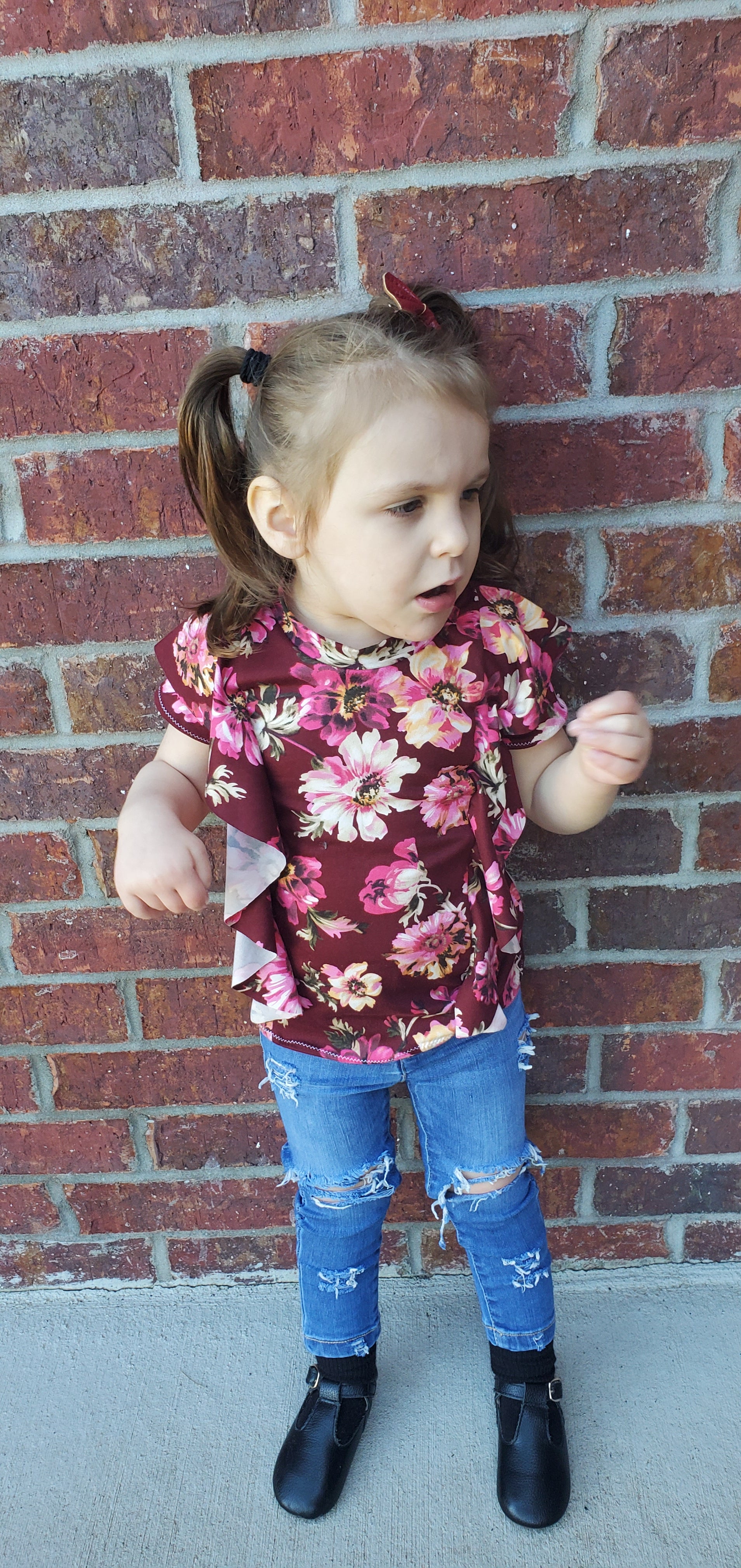 Kids Forever Flounce Top Pattern