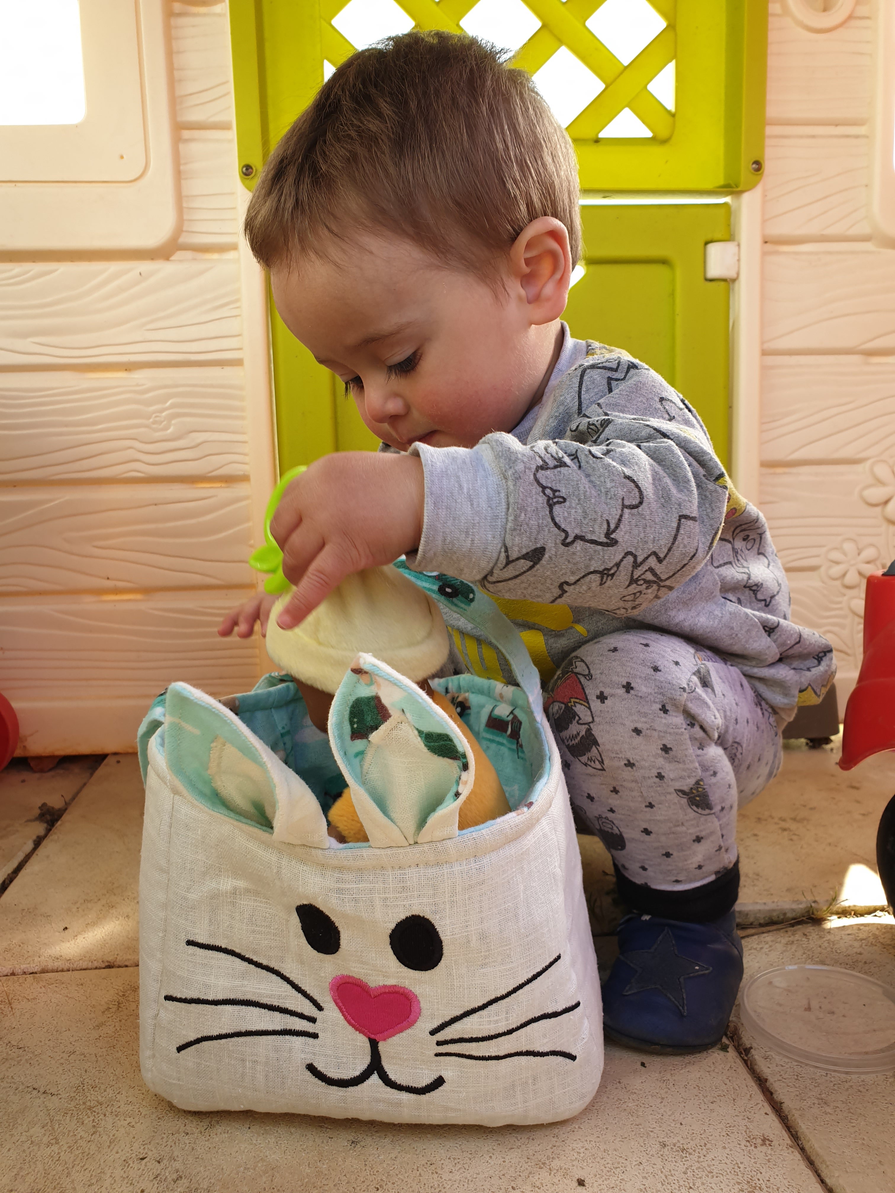 Peek-a-Bunny Basket & Storage Pattern