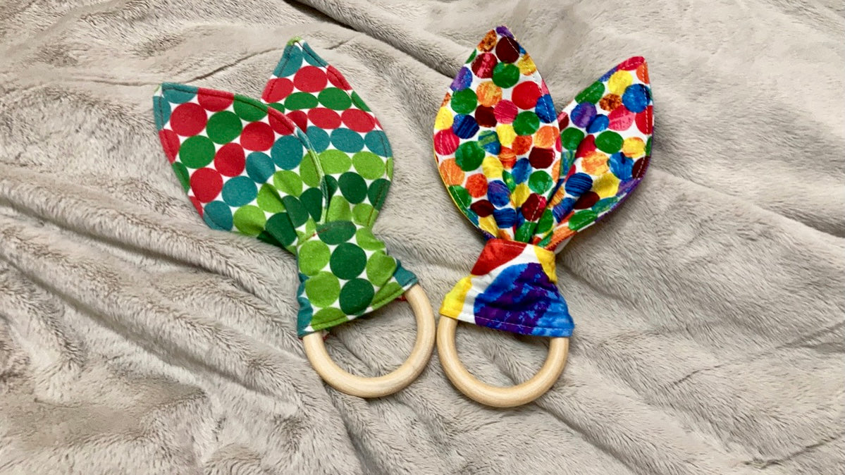 Baby Bib & Bunny Ears Teether Pattern