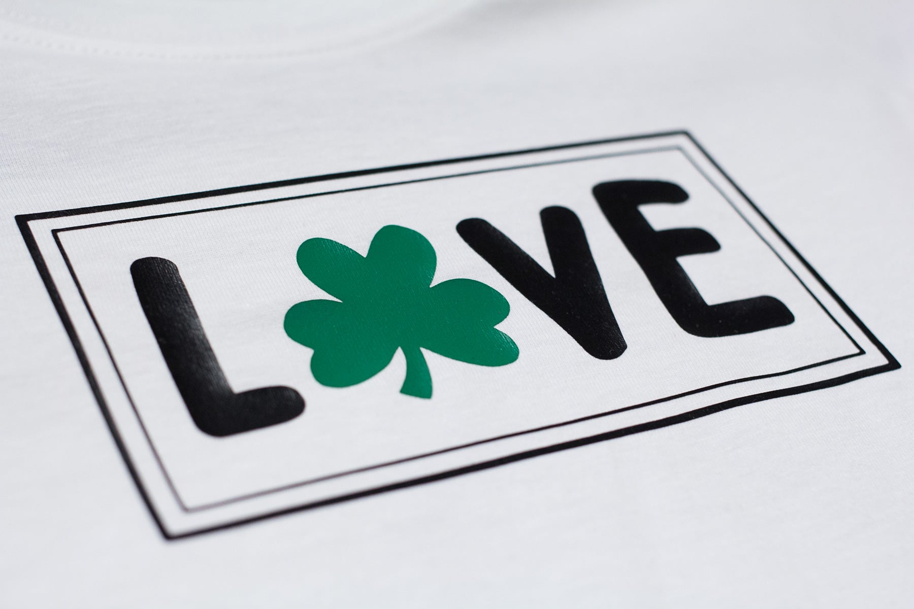 Love Shamrock Cut File