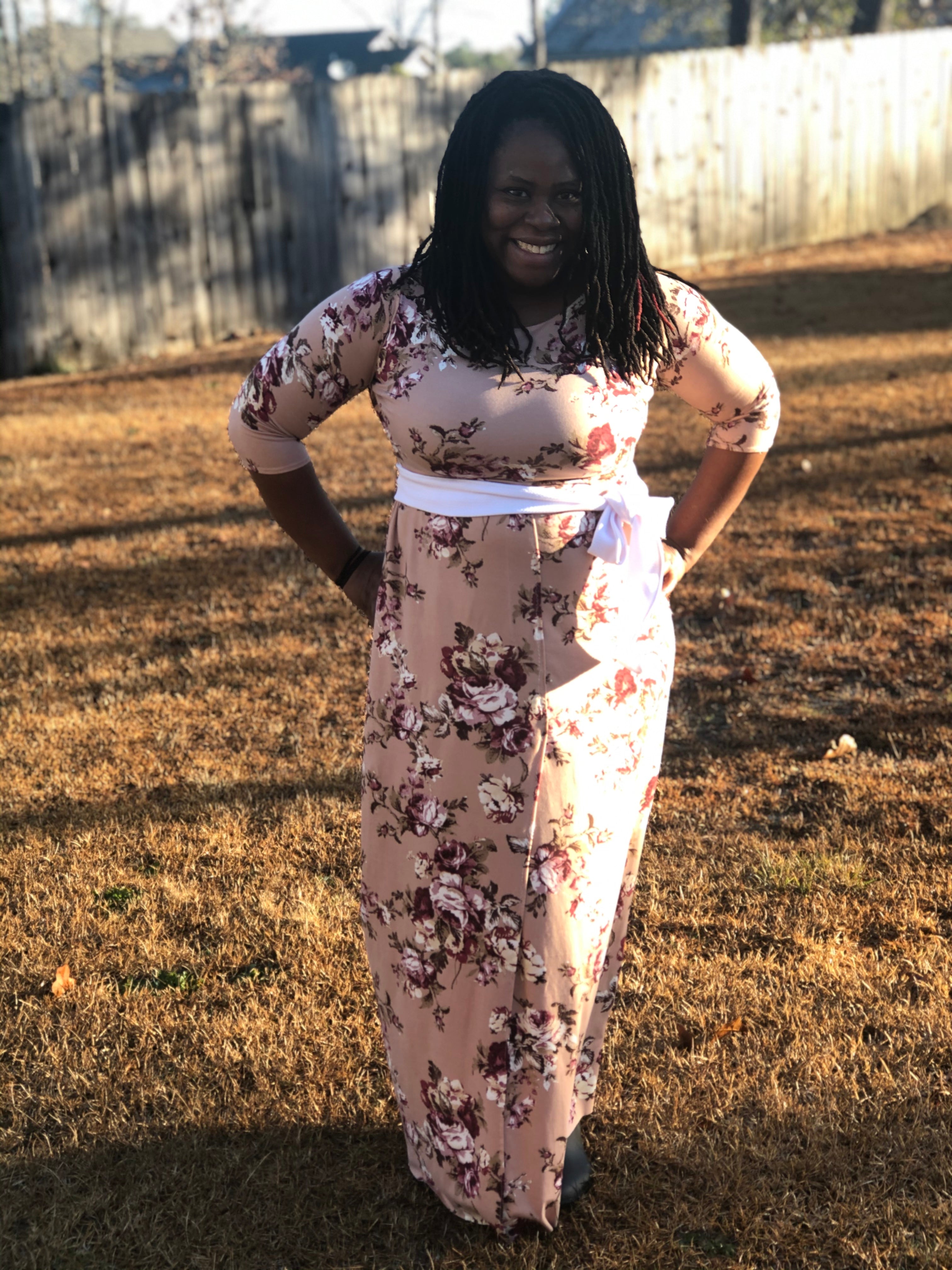 Maxi dress pattern plus size best sale