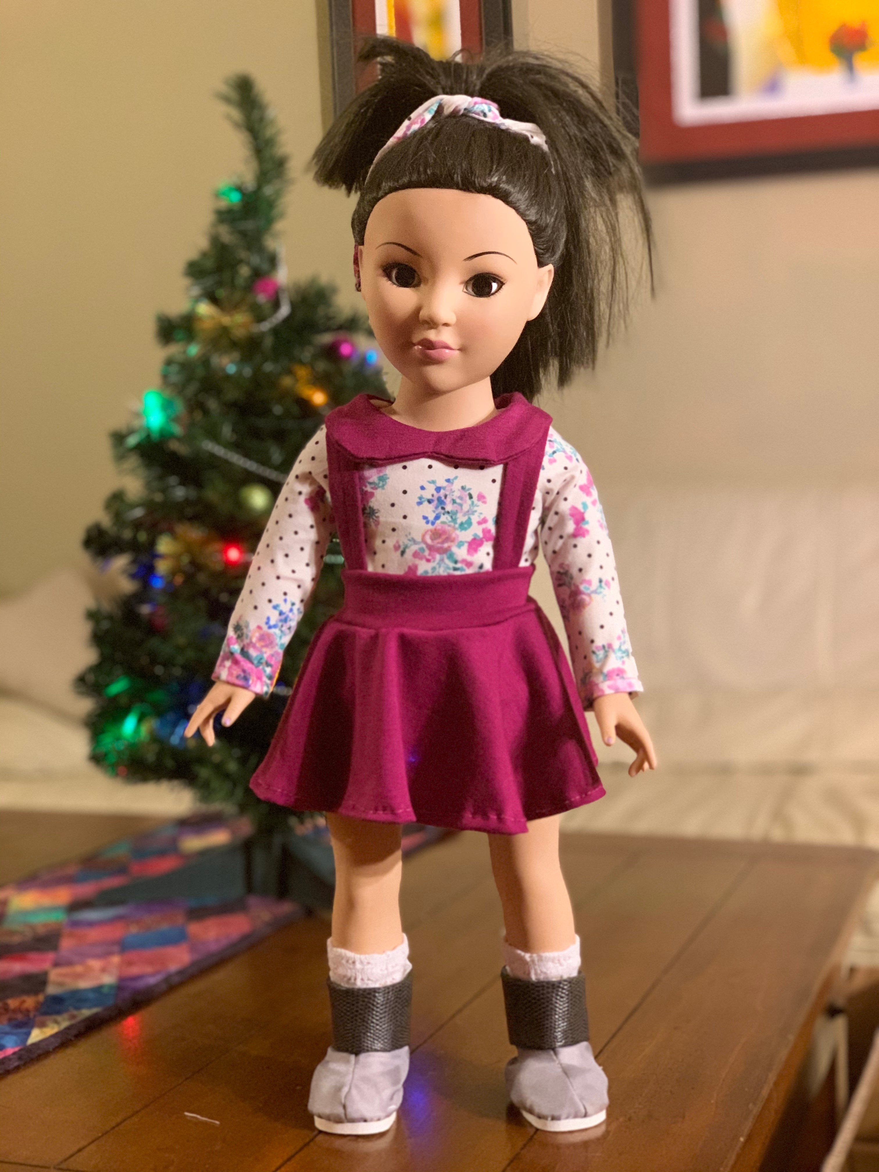 Sitting Pretty Top & Be Smart Jumper Doll Pattern