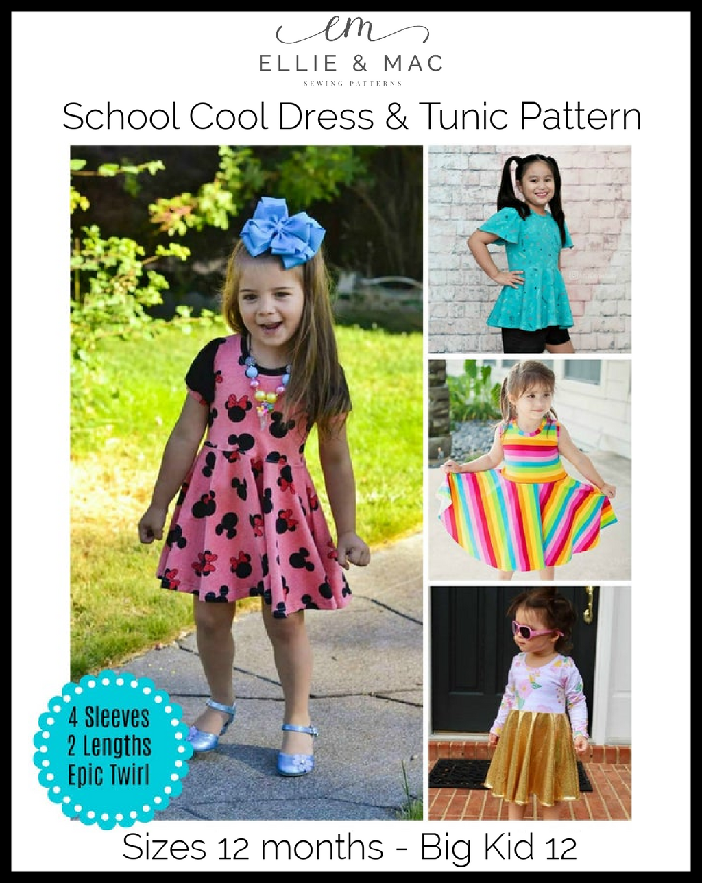 Kids Be Confident Tunic Pattern