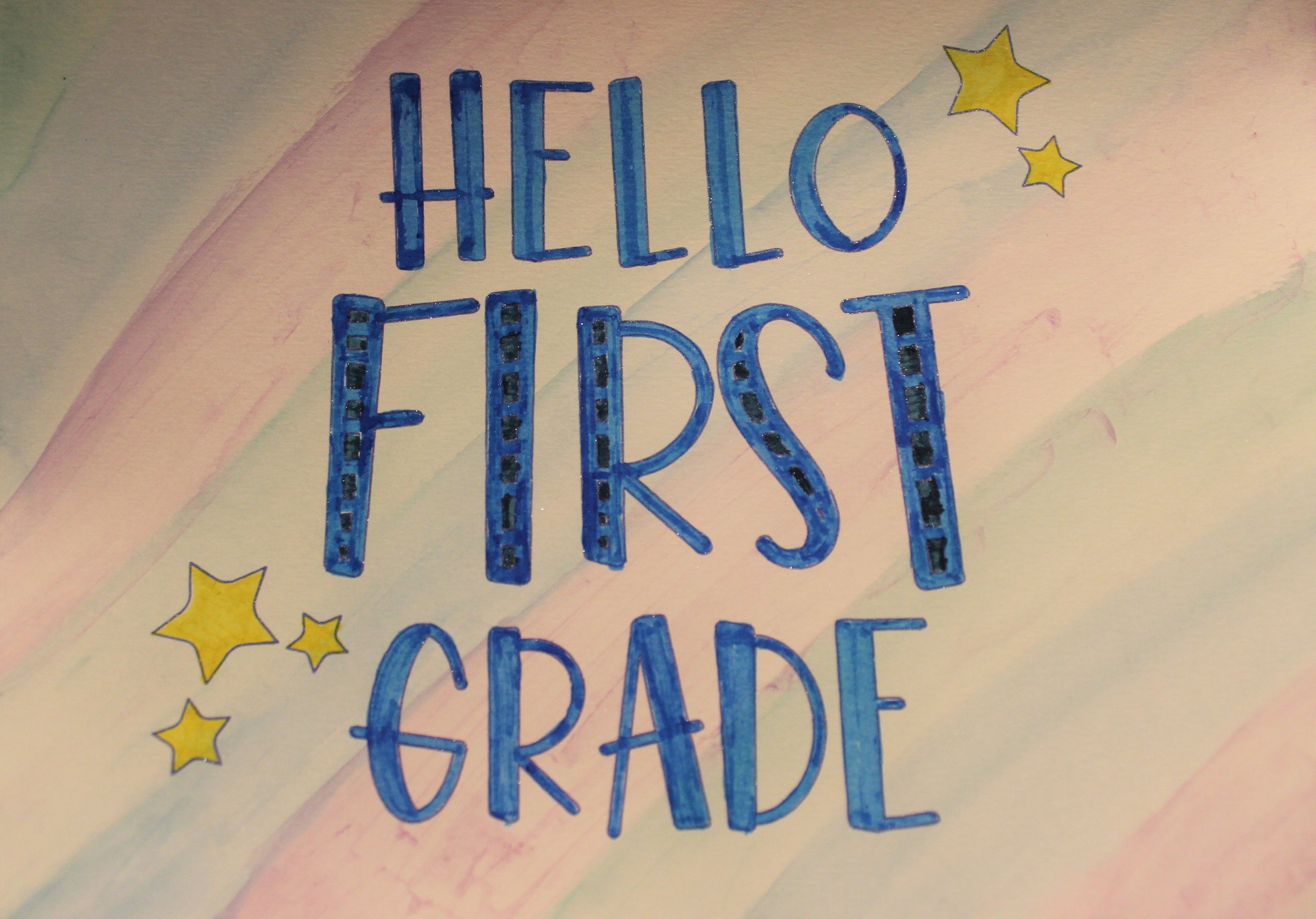 Hello __ Grade Bundle! Pre-K Kindergarten First Second Third Fourth Fifth Sixth Cut File