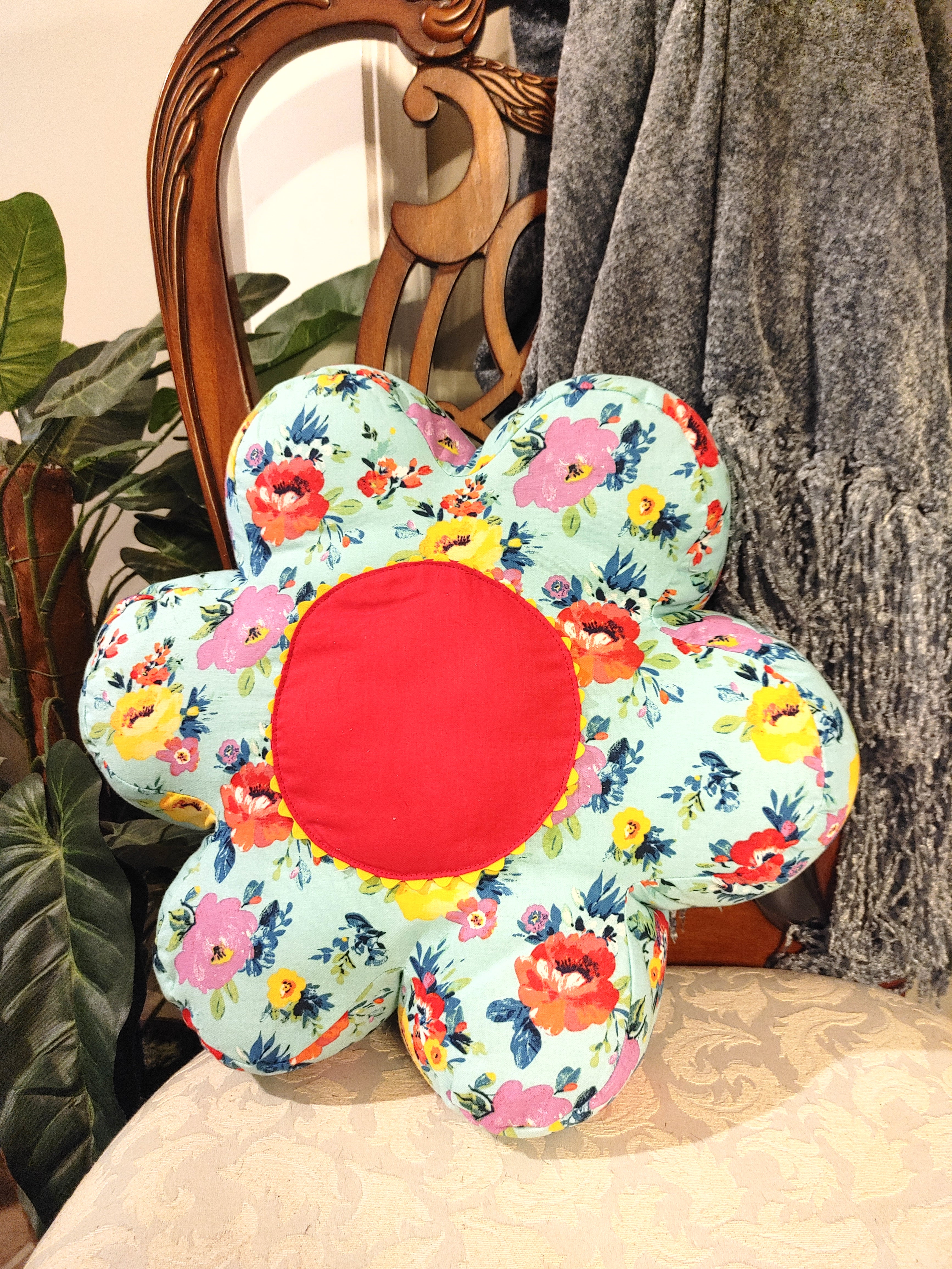 Makayah Flower Pillow Sewing Pattern