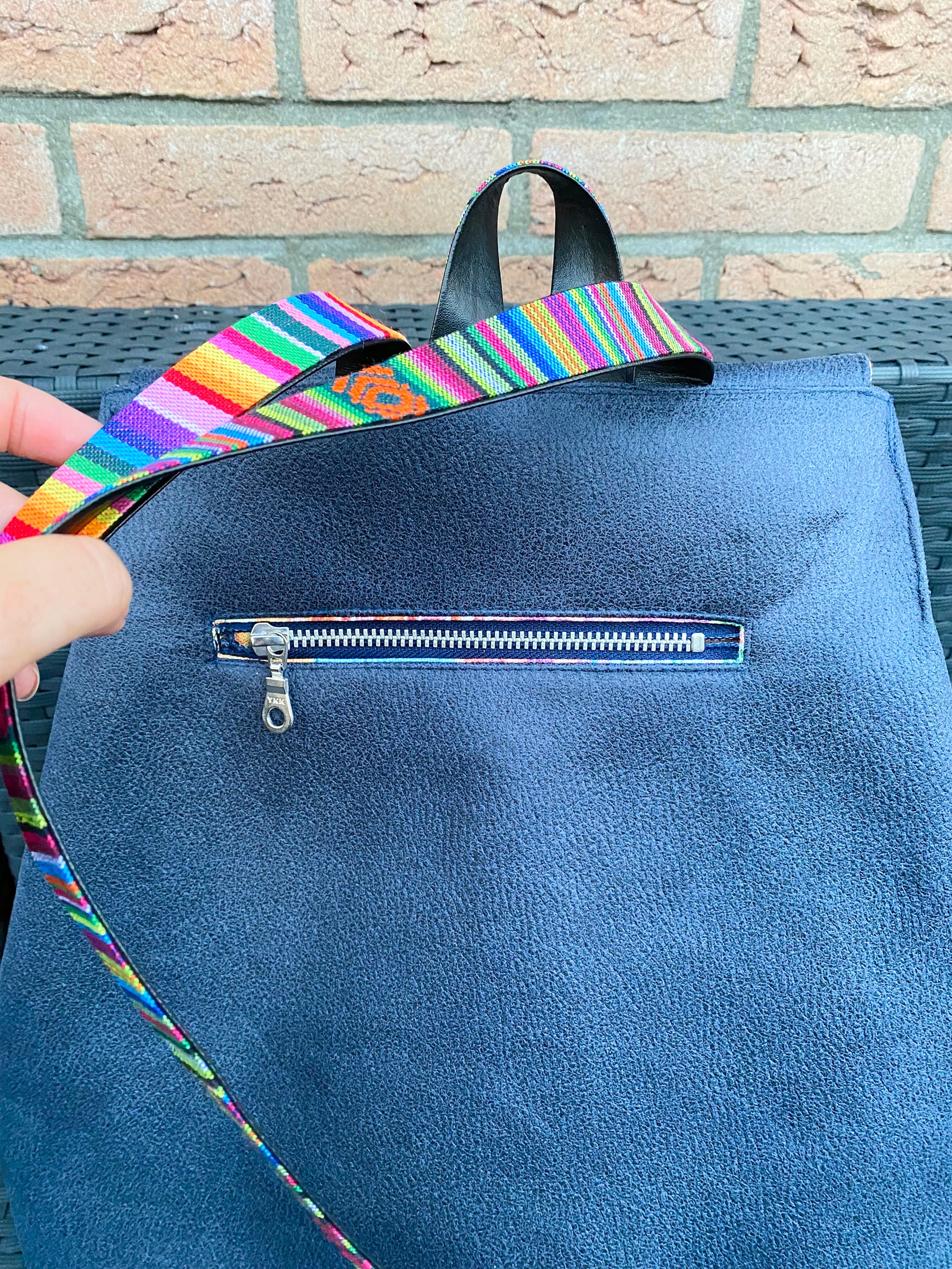 DIY Cute Rectangular Denim Coin Purse with Zipper Out of Old Jeans