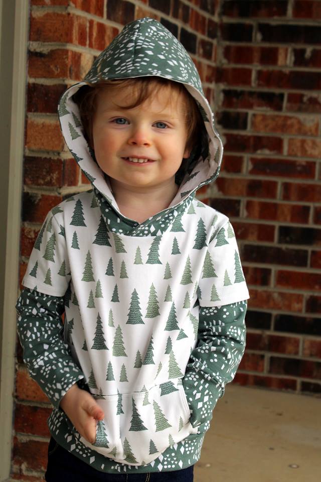 Boy's Zayne Hoodie Pattern - Ellie and Mac, Digital (PDF) Sewing Patterns | USA, Canada, UK, Australia